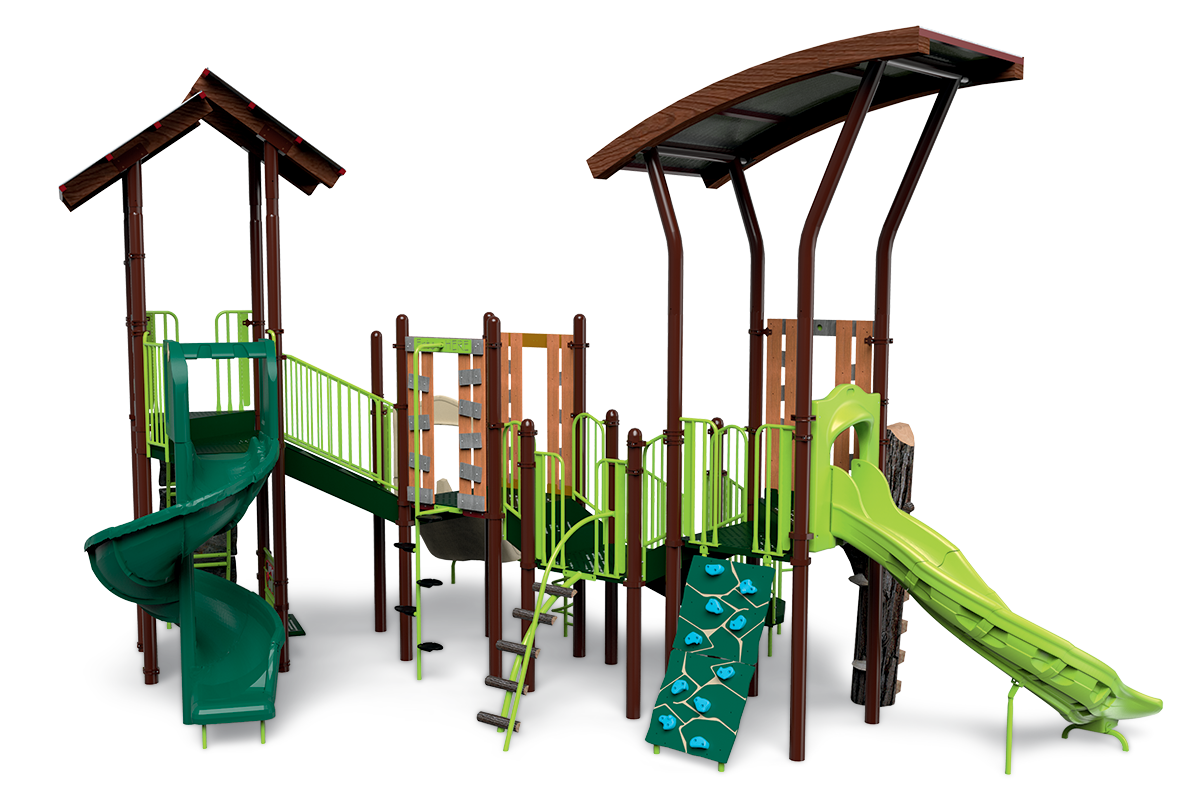 Green and Brown Park Playground
