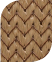 brown weaved rectangle