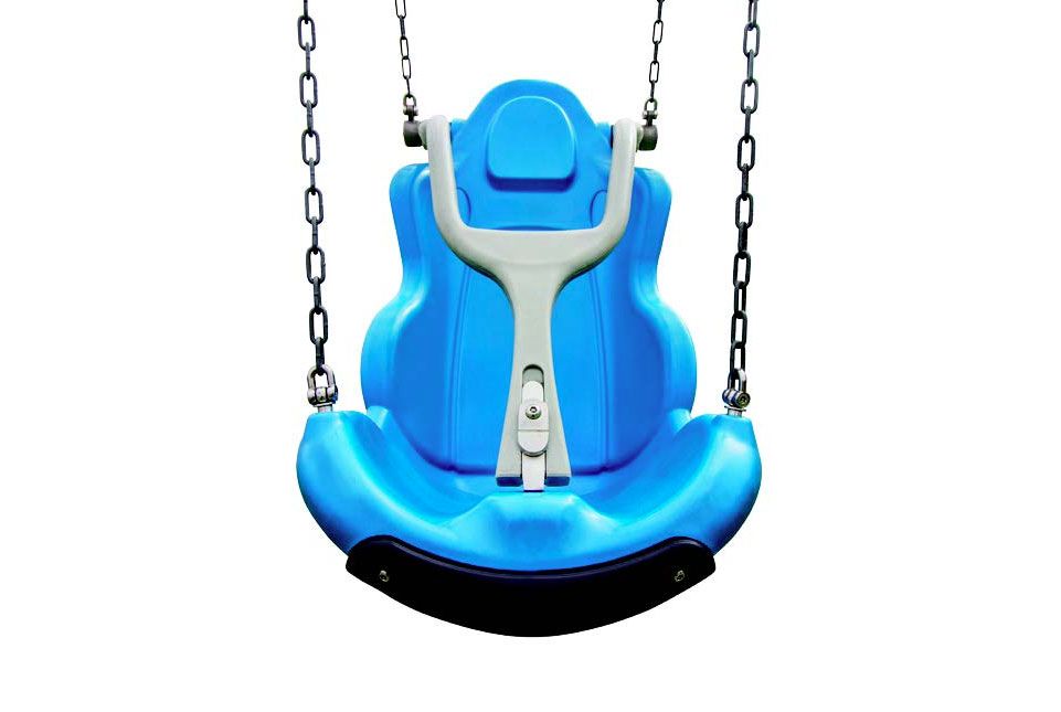 inclusive swing seat for commercial playground swing sets