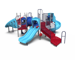 red and blue playground B20-72363 (PB2072363)