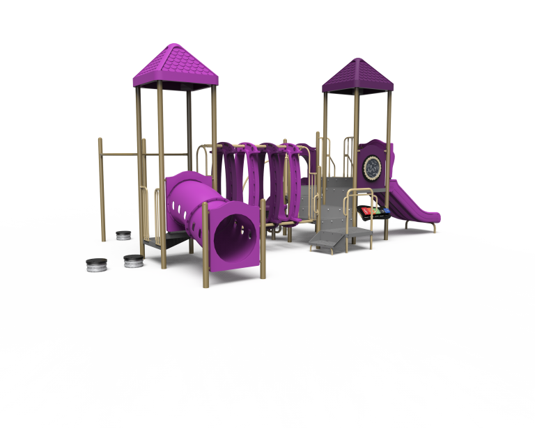 Purple and tan playground PB20-72370 (PB2072370)