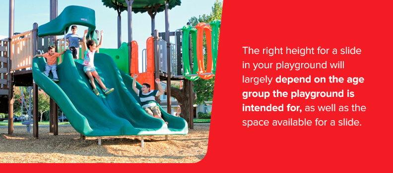 Triple Playground Slide
