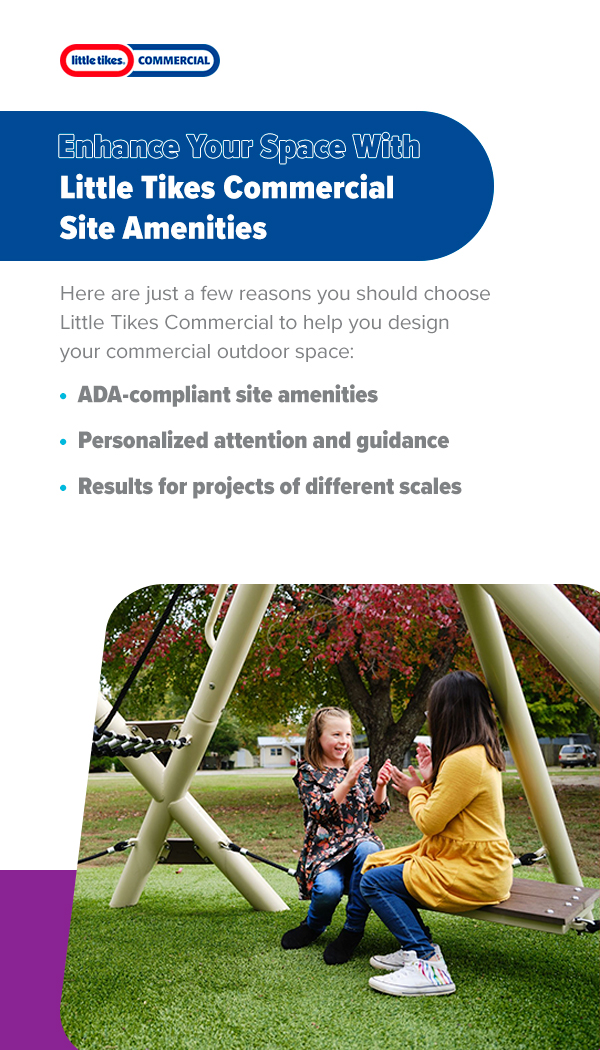 Enhance Your Space With Little Tikes Commercial Site Amenities