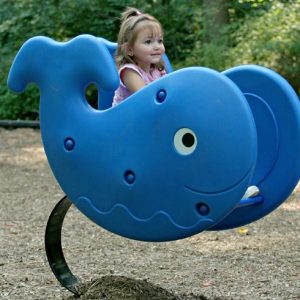 Whale Spring Rider - Red Body w/ Coil Spring | LTC