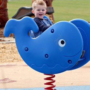 Whale Spring Rider - Red Body w/ Coil Spring | LTC