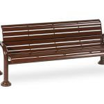 6' Contemporary Bench with Back (LTCN420S)