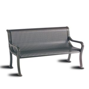 6' Courtyard Bench with back (LTCY420D)