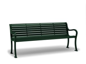 6' Covington Bench with Back/Arms (LTCO1119C)