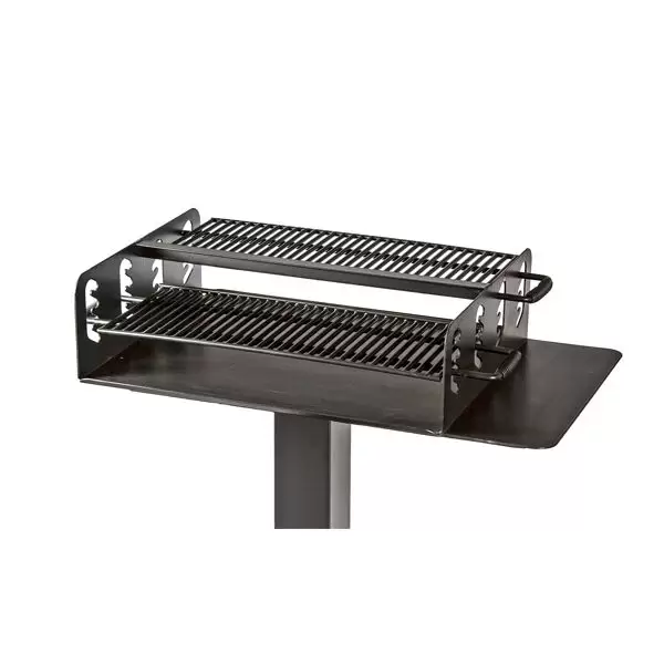 Dual Grate Grill w/ Side Shelf (LTPQG02N)
