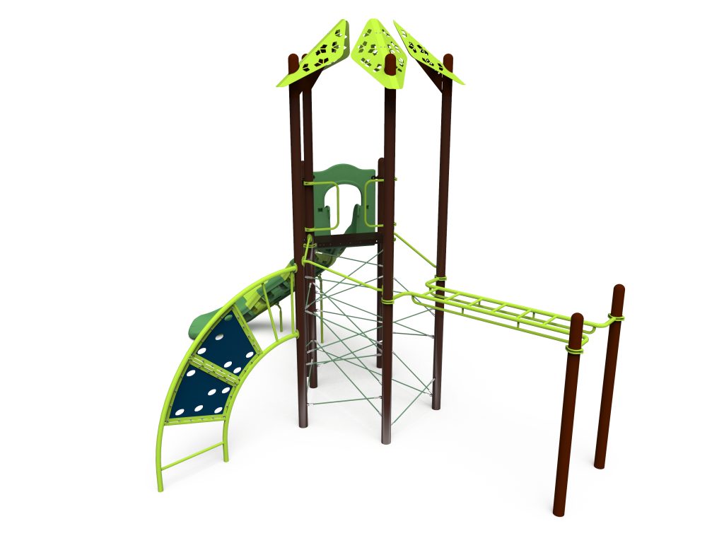 Slide Rope Scale Rope Tower with Slide | LTC
