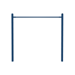 Single Post 2 Seat Frame Only (200202198)