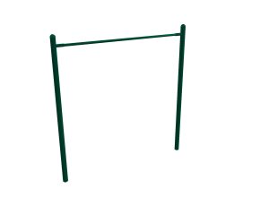 Single Post 2 Seat Frame Only (200202202)